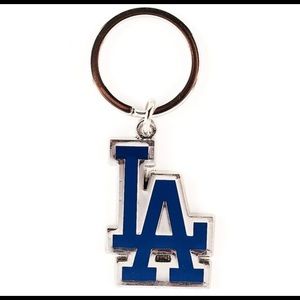 Los Angeles Dodgers LA Logo key chain